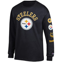 Pittsburgh Steelers Champion Seal Long Sleeve T-Shirt