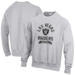 Las Vegas Raiders Champion Reverse Weave Fleece Pullover Sweatshirt