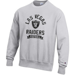 Las Vegas Raiders Champion Reverse Weave Fleece Pullover Sweatshirt