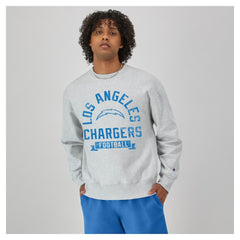 Los Angeles Chargers Champion Reverse Weave Fleece Pullover Sweatshirt