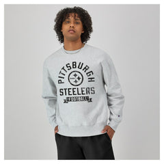 Pittsburgh Steelers Champion Reverse Weave Fleece Pullover Sweatshirt