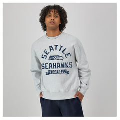 Seattle Seahawks Champion Reverse Weave Fleece Pullover Sweatshirt