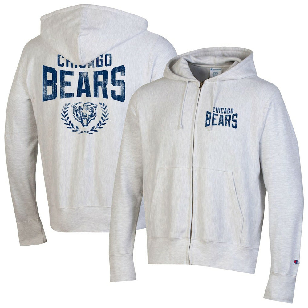 Chicago Bears Champion Reverse Weave Full-Zip Hoodie