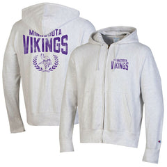Minnesota Vikings Champion Reverse Weave Full-Zip Hoodie