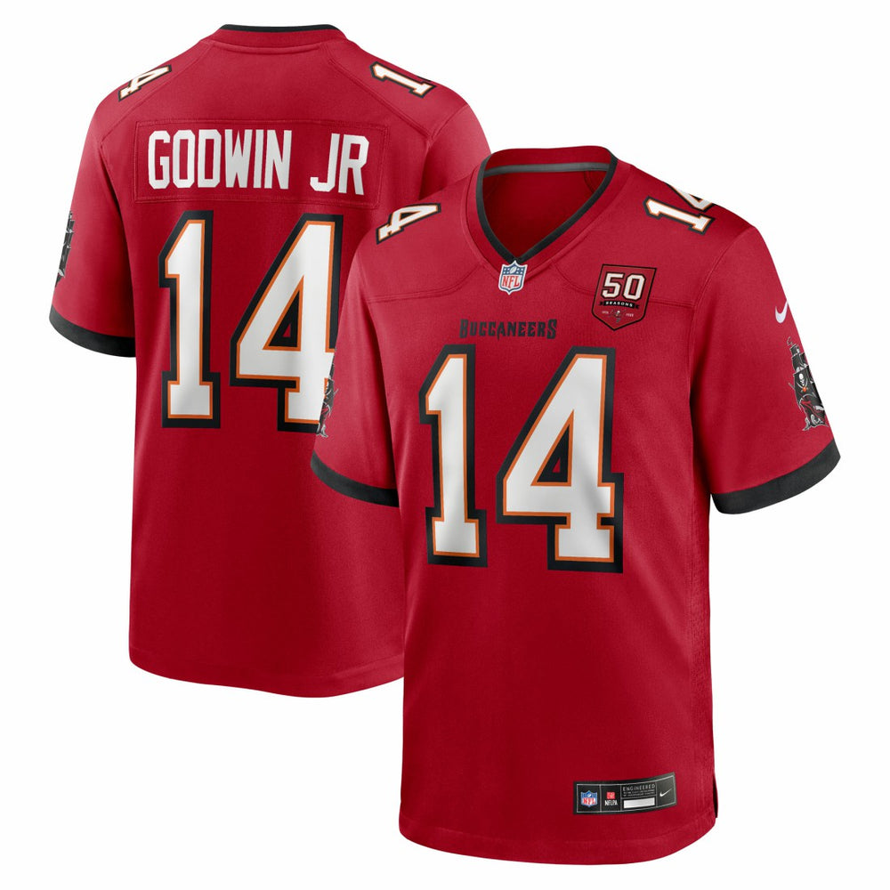 Tampa Bay Buccaneers Nike Chris Godwin Jr. 50th Season Team Game Jersey