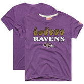 Baltimore Ravens Homage Youth Love Sign x ASL 2.0 Tri-Blend T-Shirt