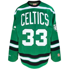 Larry Bird Boston Celtics Big & Tall NBA Hockey Jersey On Sale