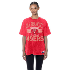 San Francisco 49ers New Era Women's Throwback Oversized T-Shirt