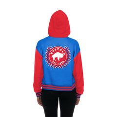 Buffalo Bills New Era Women's Throwback Full-Snap Hooded Jacket