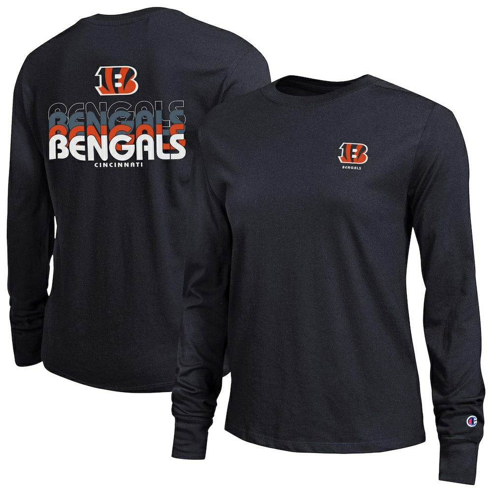 Cincinnati Bengals Champion Women's Core Long-Sleeve T-Shirt