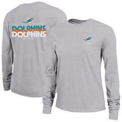 Miami Dolphins Champion Women's Core Long-Sleeve T-Shirt