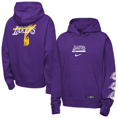 Los Angeles Lakers Youth Courtside Club Premiere Hoodie On Sale