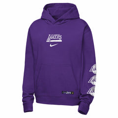 Los Angeles Lakers Youth Courtside Club Premiere Hoodie On Sale
