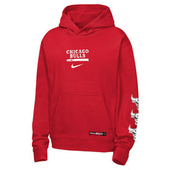 Chicago Bulls Youth Courtside Club Premiere Hoodie Discount