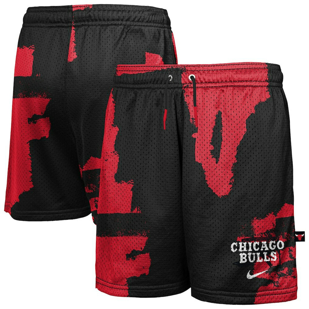 Chicago Bulls Youth Courtside Pro Shot Dri-FIT Mesh Practice Shorts Discount