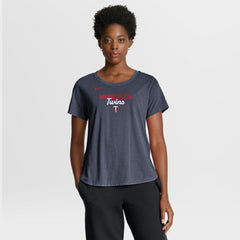 Minnesota Twins Nike Women's Arched Tri-Blend T-Shirt | MLB Near me