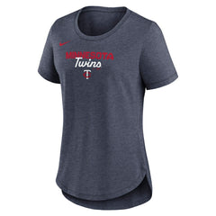 Minnesota Twins Nike Women's Arched Tri-Blend T-Shirt | MLB Near me