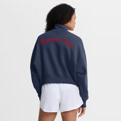 Minnesota Twins Nike Women's Primetime Phoenix Fleece Half-Zip Sweatshirt | MLB Sale