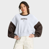 San Diego Padres Nike Women's Oversized High Hip Fleece Sweatshirt | MLB For sale