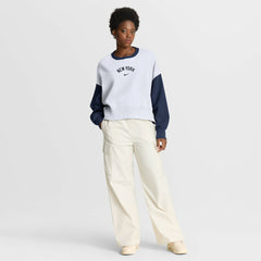New York Yankees Nike Women's Oversized High Hip Fleece Sweatshirt | MLB Sale