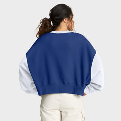 New York Mets Nike Women's Oversized High Hip Fleece Sweatshirt | MLB US