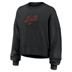 New York Mets Nike Women's Oversized Primetime Sweatshirt | MLB Online