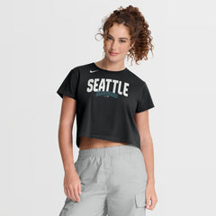Seattle Mariners Nike Women's Mod Cropped T-Shirt | MLB Discount