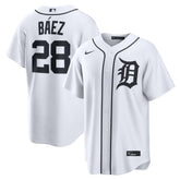 Javier Báez Detroit Tigers Home Replica Jersey - White