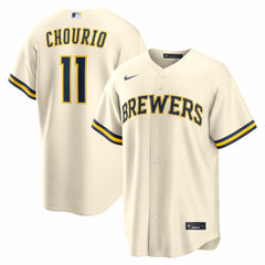 Jackson Chourio Milwaukee Brewers Nike Home Replica Jersey | MLB Sale