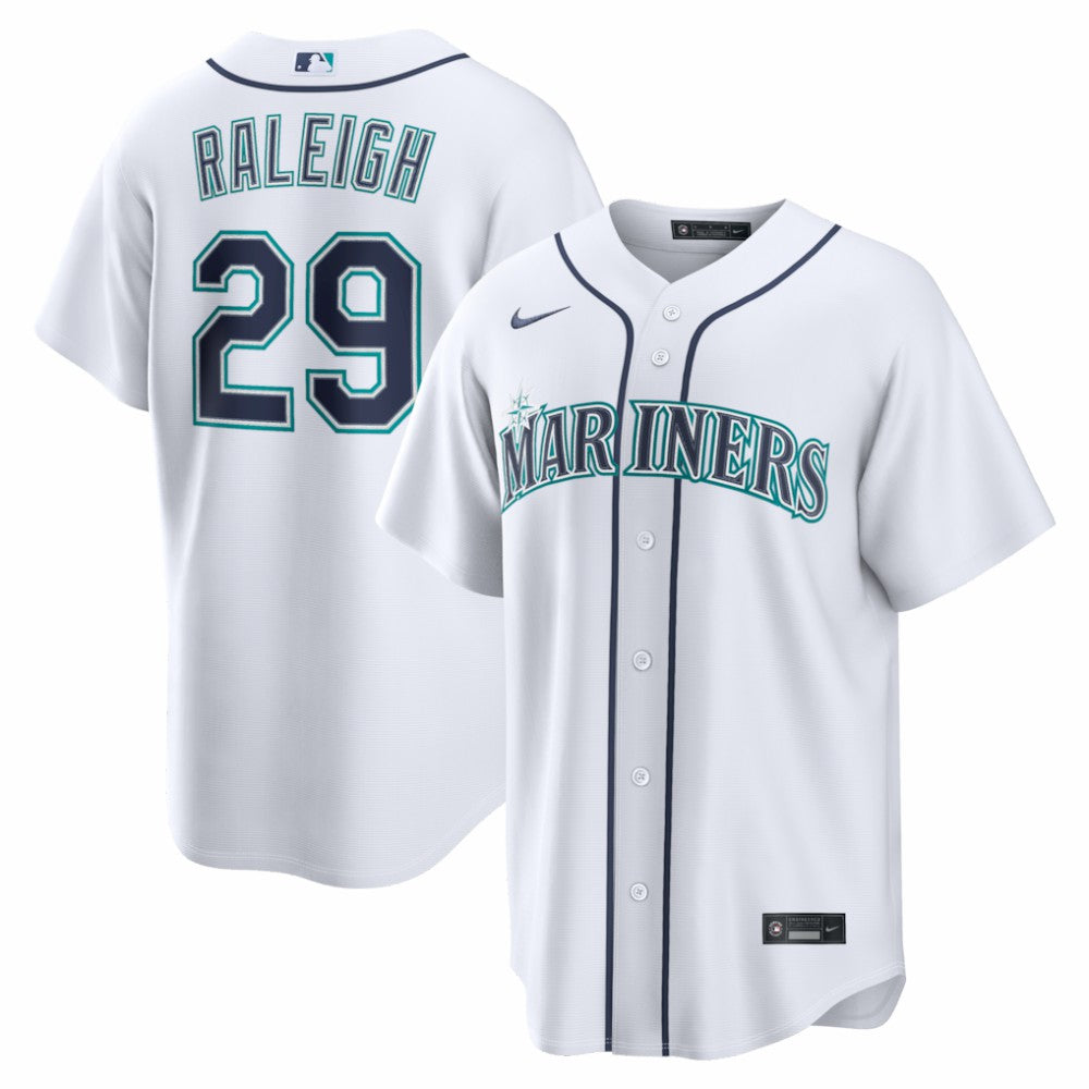 Cal Raleigh Seattle Mariners Nike Home Replica Jersey | MLB Outlet