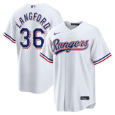Wyatt Langford Texas Rangers Nike Home Replica Jersey | MLB Discount