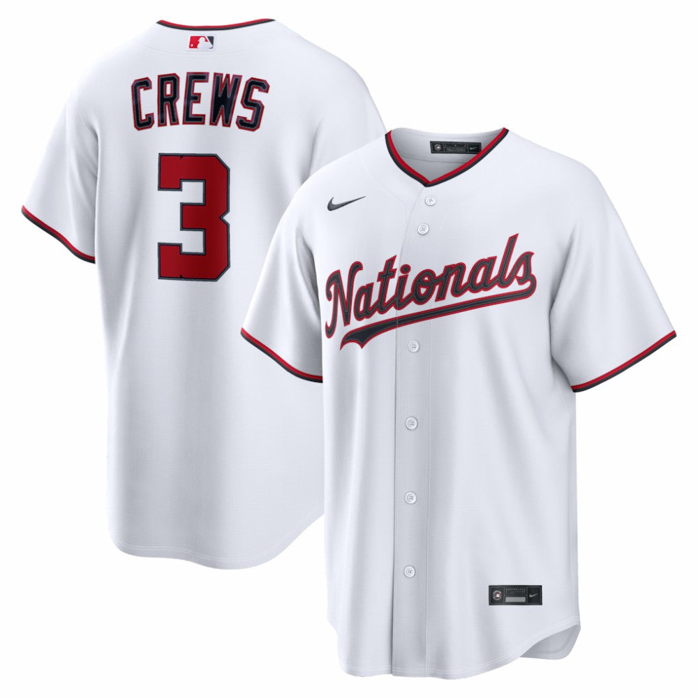 Dylan Crews Washington Nationals Nike Home Replica Jersey | MLB New