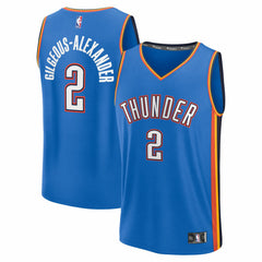 Shai Gilgeous-Alexander Oklahoma City Thunder Fast Break Replica Player Jersey Discount