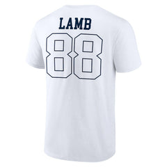 Dallas Cowboys CeeDee Lamb Tonal Name & Number T-Shirt