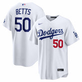 Mookie Betts Los Angeles Dodgers Home Stadium Jersey - White