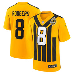 Pittsburgh Steelers Nike Aaron Rodgers Alternate 1933 Throwback Game Jersey