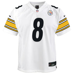 Aaron Rodgers Pittsburgh Steelers Youth Game Jersey – White