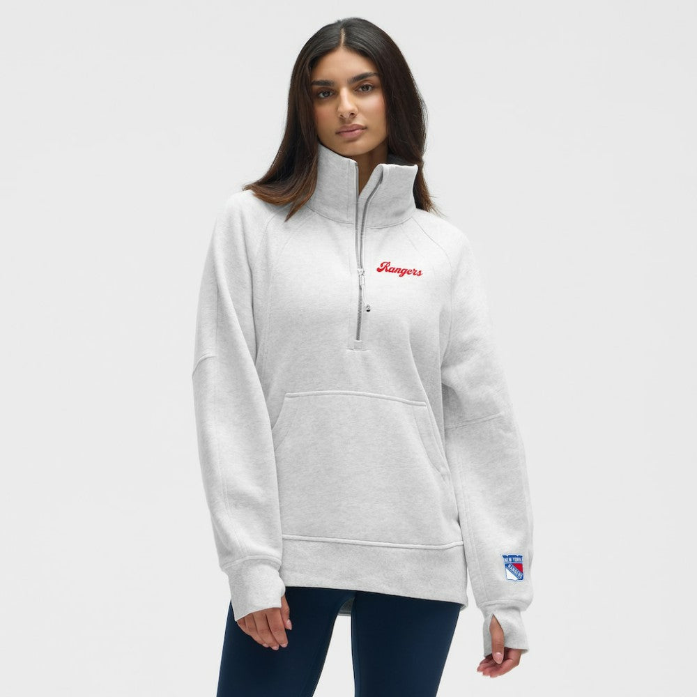 New York Rangers lululemon Women's Long Scuba Oversized Half-Zip Funnel Neck Online