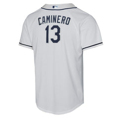 Junior Caminero Tampa Bay Rays Nike Youth Home Replica Player Jersey | MLB For sale