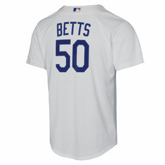 Mookie Betts Los Angeles Dodgers Youth Home Replica Player Jersey - White