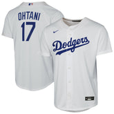 Shohei Ohtani Los Angeles Dodgers Youth Home Replica Player Jersey - White