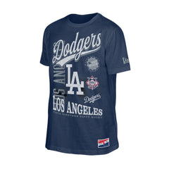 Los Angeles Dodgers New Era Oversized Throwback Distressed T-Shirt | MLB For sale
