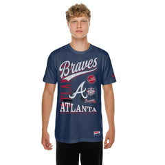 Atlanta Braves New Era Oversized Throwback Distressed T-Shirt | MLB Shop