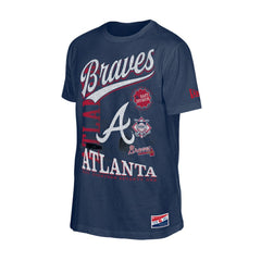 Atlanta Braves New Era Oversized Throwback Distressed T-Shirt | MLB Shop
