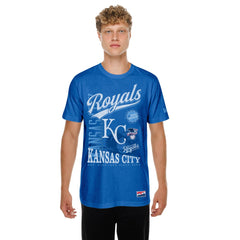 Kansas City Royals New Era Oversized Throwback Distressed T-Shirt | MLB New