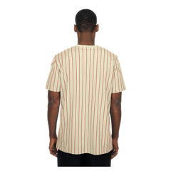 Cincinnati Reds New Era Throwback Meshback Pinstripe T-Shirt | MLB On Sale