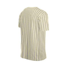 Detroit Tigers New Era Throwback Meshback Pinstripe T-Shirt | MLB On Sale