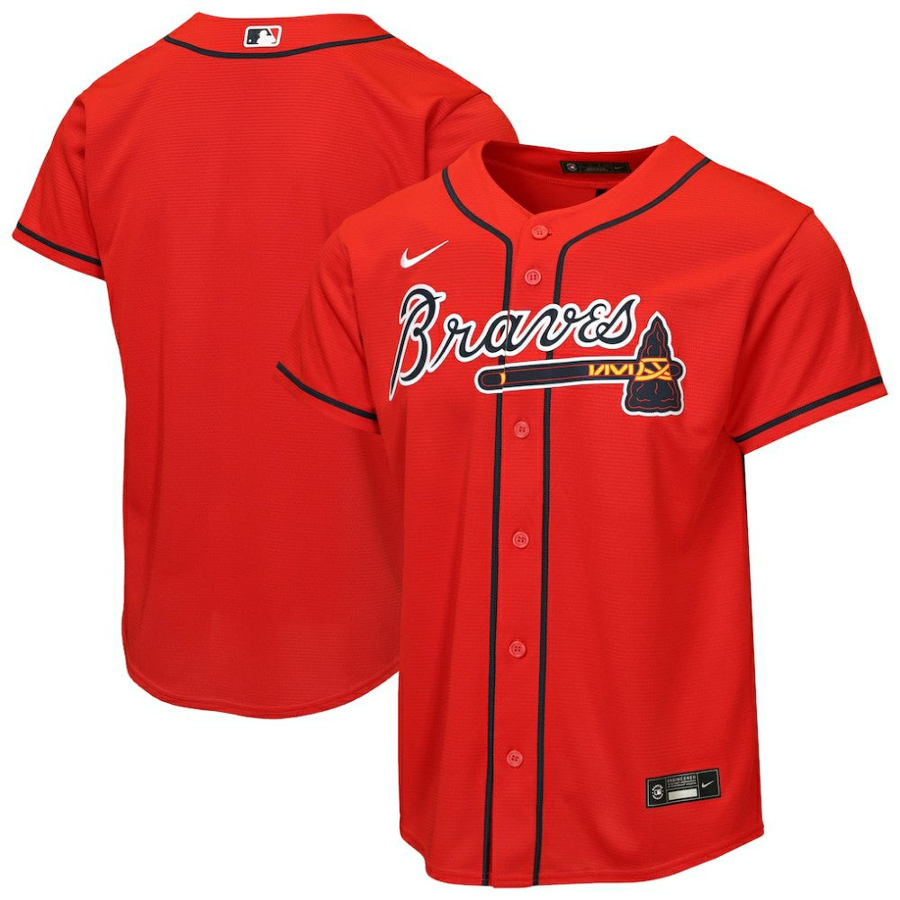Atlanta Braves Nike Youth Alternate Replica Jersey | MLB Shop