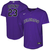 Kris Bryant Colorado Rockies Youth Alternate Replica Jersey - Purple