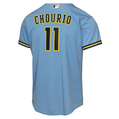 Jackson Chourio Milwaukee Brewers Nike Youth Road Replica Jersey | MLB Outlet